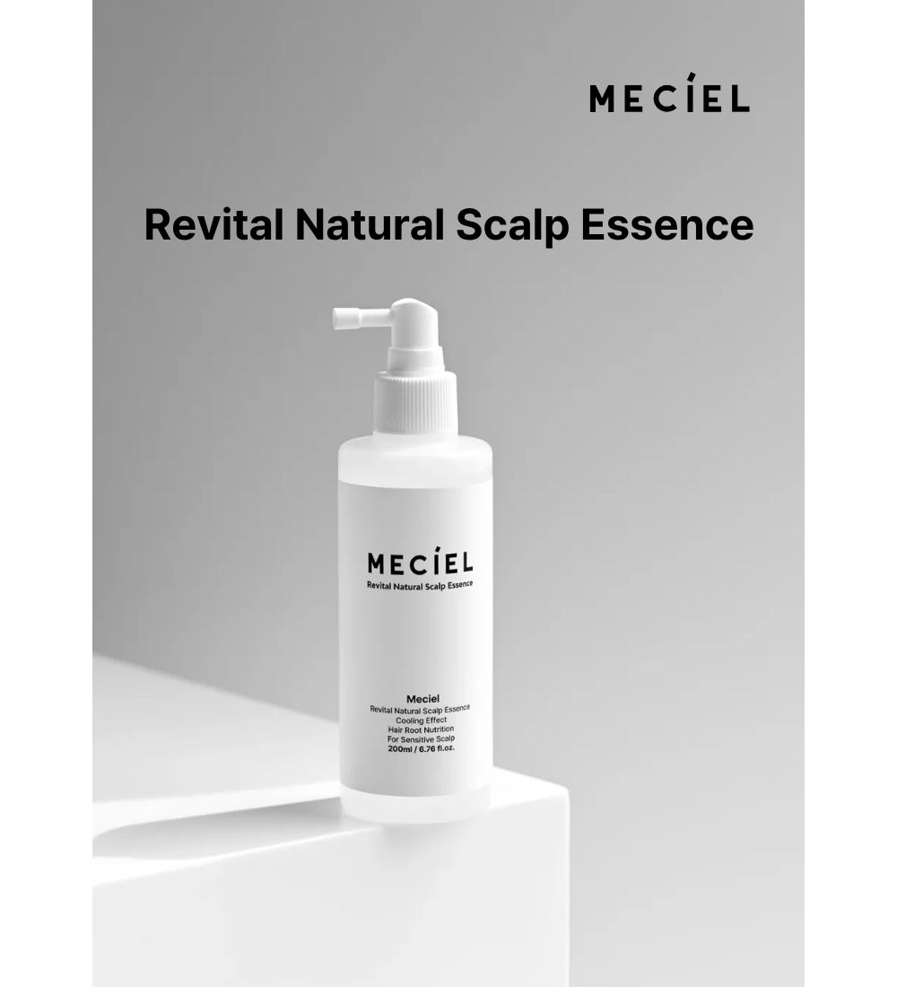 MECIEL Revital Natural Scalp Essence – Hydrating & Soothing Scalp Treatment, 200ml (6.76 fl oz)