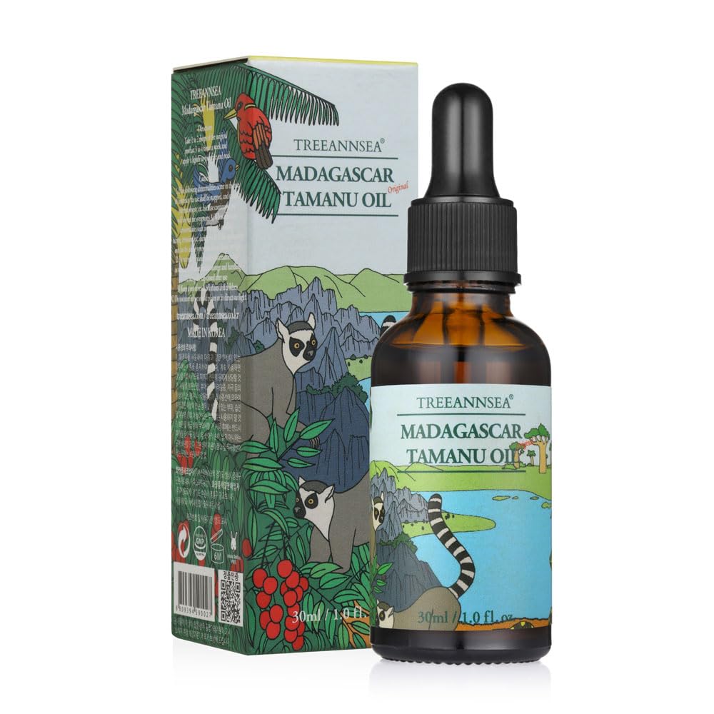 Madagascar Tamanu Oil 1.05 Fl.Oz / 30ml,100% Pure, Cold Pressed, Unrefined, Virgin,For Face, Hair & Skin Care - Natural Moisturizer