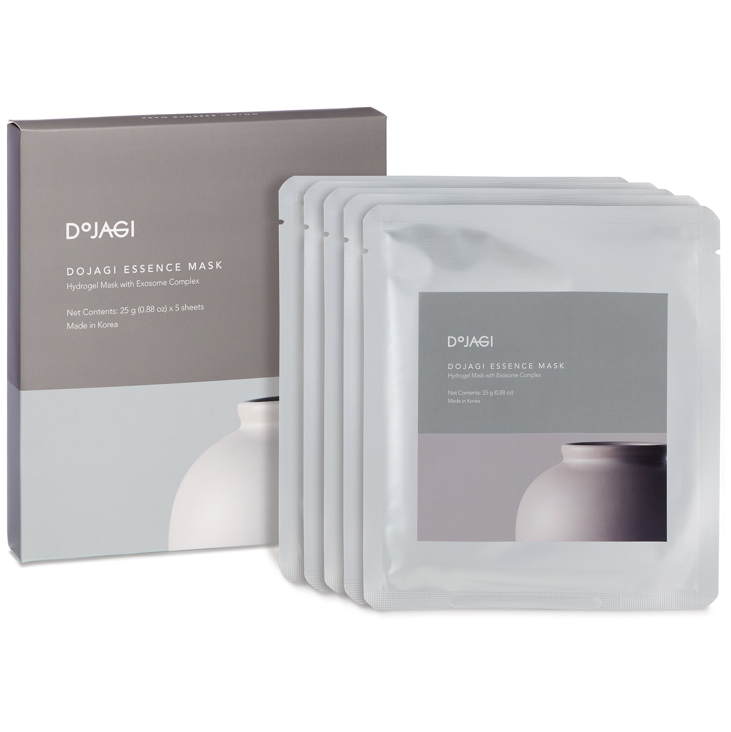 DOJAGI Hydrogel Mask with Exosome Complex, Intensive Hydration & Firming Care, 25g x 5 Sheets