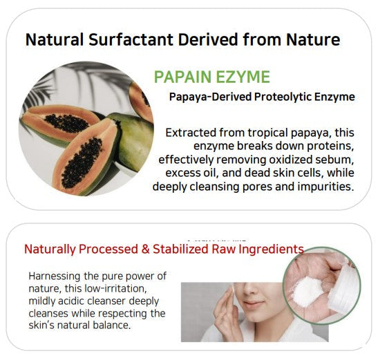 Pickyners Real Moringa Cleansing Powder – Enzyme Exfoliating Cleanser, 60g (2.11 oz)