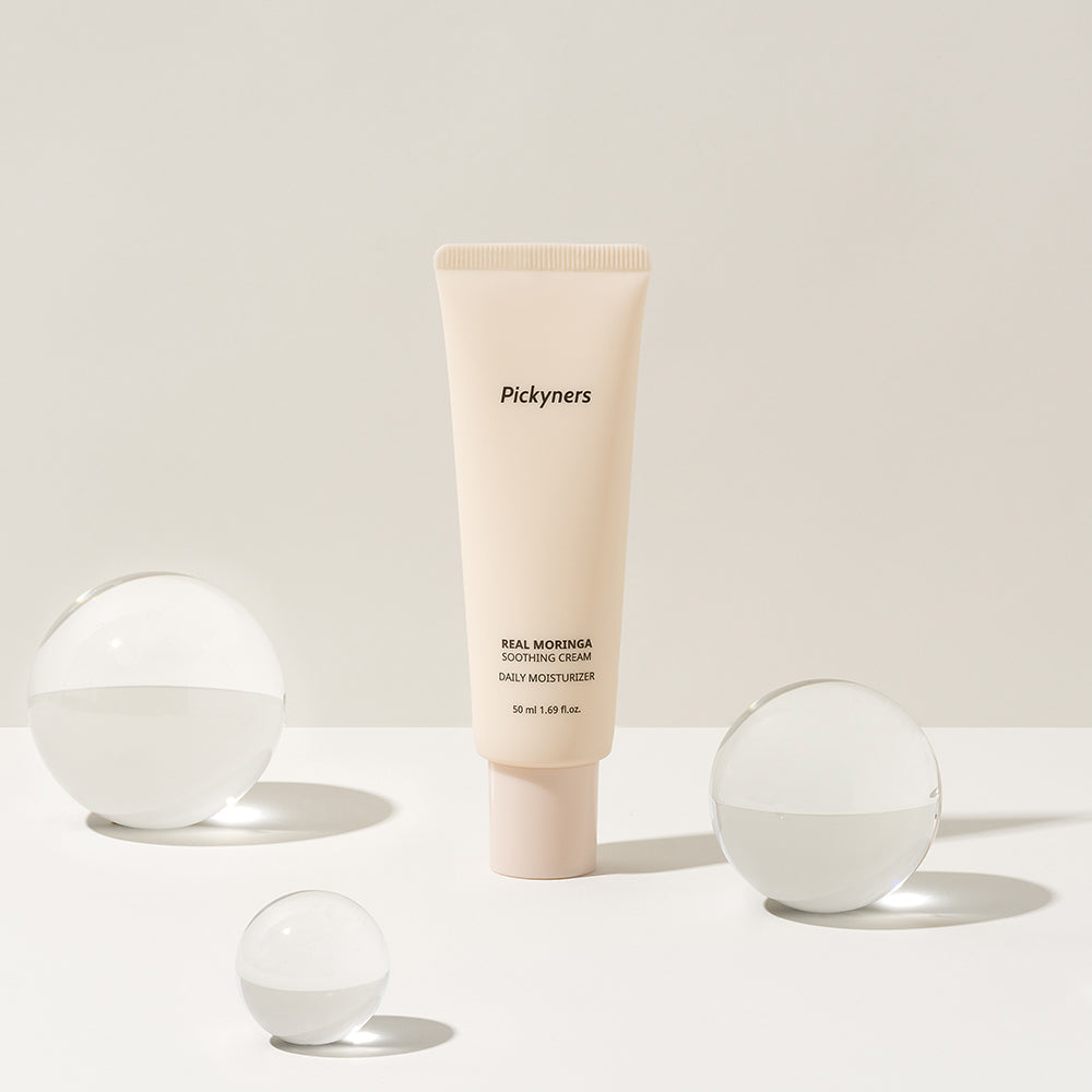 Pickyners Real Moringa Soothing Cream – Hydrating &amp; Calming Moisturizer for Sensitive Skin