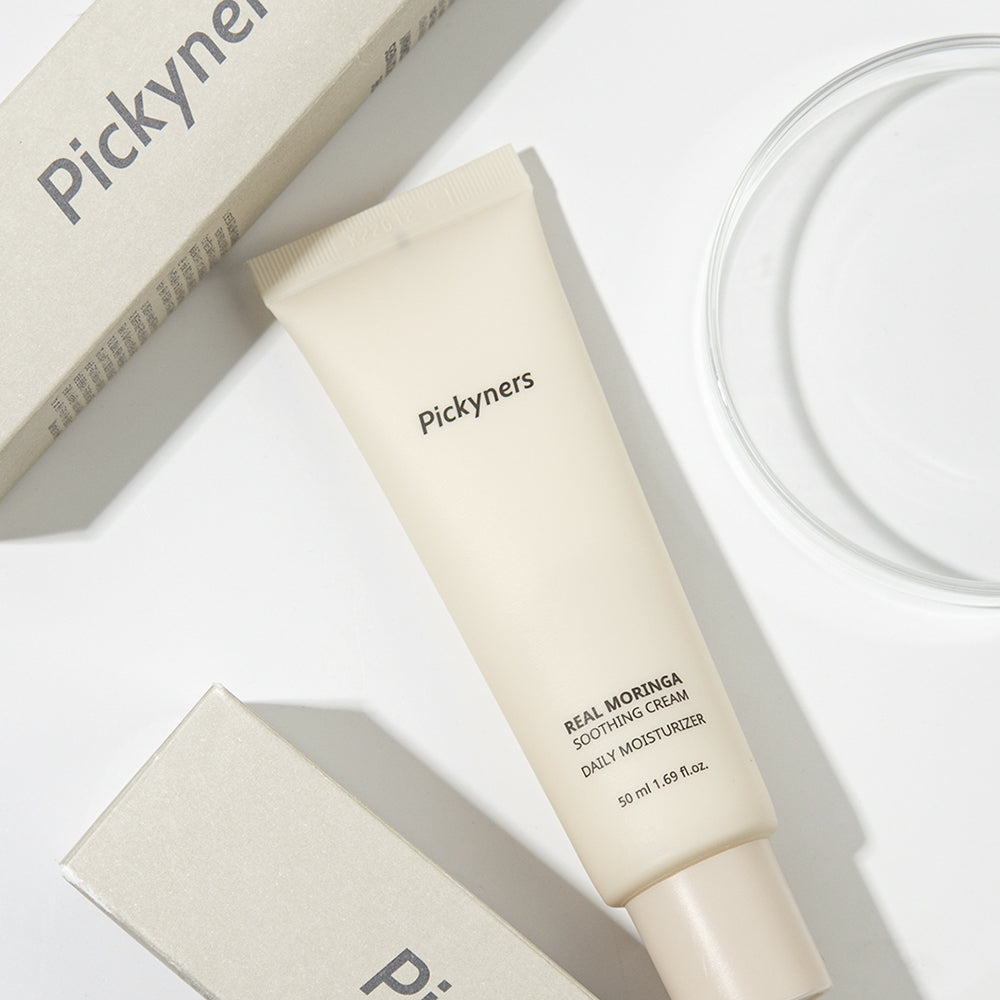 Pickyners Real Moringa Soothing Cream – Hydrating &amp; Calming Moisturizer for Sensitive Skin