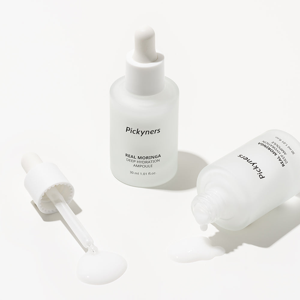 Pickyners Real Moringa Deep Hydration Ampoule – Intensive Hydrating Serum for Dry &amp; Sensitive Skin