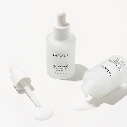 Pickyners Real Moringa Deep Hydration Ampoule – Intensive Hydrating Serum, 30ml (1.01 fl oz)