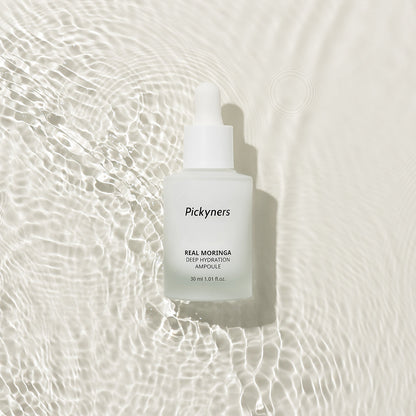 Pickyners Real Moringa Deep Hydration Ampoule – Intensive Hydrating Serum, 30ml (1.01 fl oz)