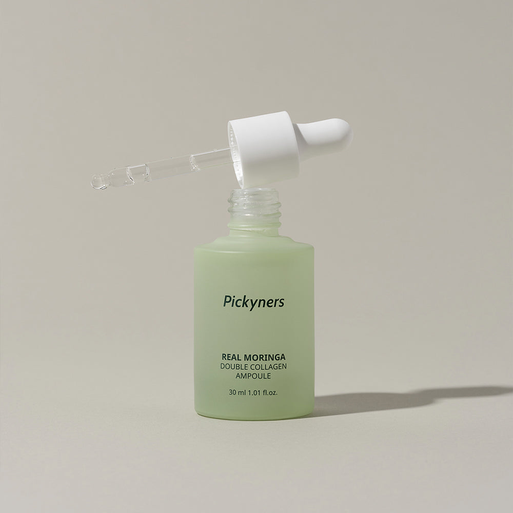 Pickyners Double Collagen Ampoule – Hydrating &amp; Radiance Serum, 30ml (1.01 fl oz)