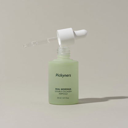 Pickyners Double Collagen Ampoule – Hydrating &amp; Radiance Serum, 30ml (1.01 fl oz)
