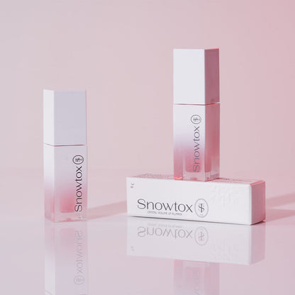 Snowtox Crystal Treatment Serum + Lip Plumper – Radiance &amp; Hydration Beauty Duo