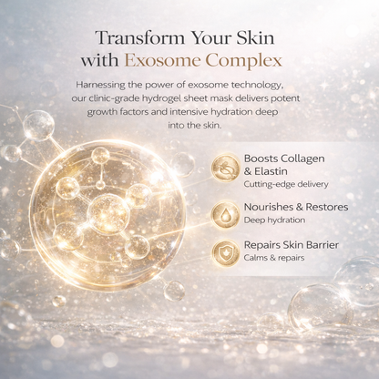 DOJAGI Hydrogel Mask with Exosome Complex, Intensive Hydration &amp; Firming Care, 25g x 5 Sheets