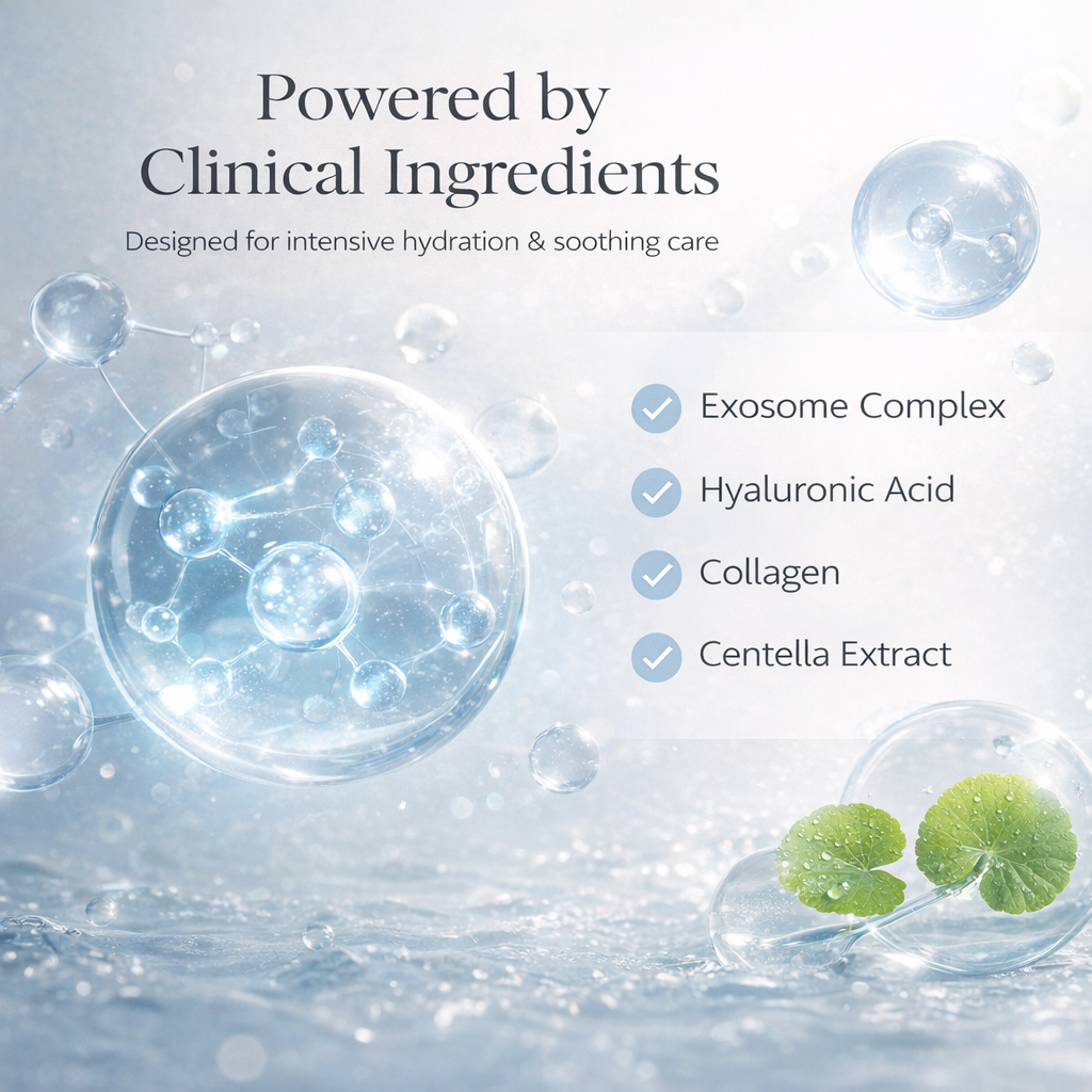 DOJAGI Hydrogel Mask with Exosome Complex, Intensive Hydration &amp; Firming Care, 25g x 5 Sheets