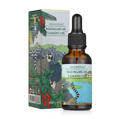 TREEANNSEA Madagascar Tamanu Oil – Soothing &amp; Skin Recovery Care, 30ml (1.01 fl oz)