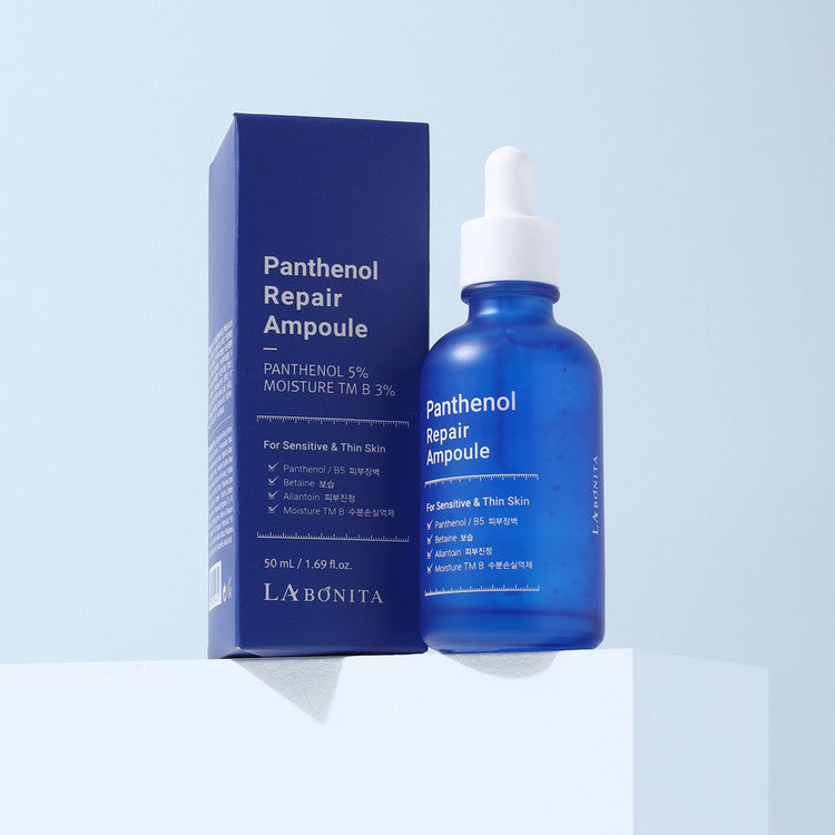 LaBonita Panthenol Repair Ampoule Serum – Hydrating &amp; Moisture Barrier Care, 50ml (1.69 fl oz)