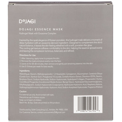DOJAGI Hydrogel Mask with Exosome Complex, Intensive Hydration &amp; Firming Care, 25g x 5 Sheets