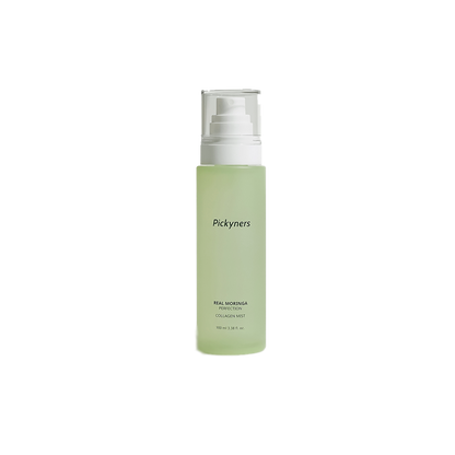 Pickyners Real Moringa Perfection Collagen Mist – Hydrating &amp; Balancing Facial Mist, 100ml (3.38 fl oz)