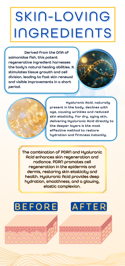 Extra Reju PDRN Skin Booster – Professional Hydration &amp; Skin Conditioning Care, 2.2ml x 2ea