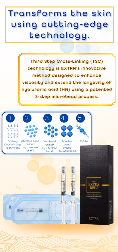 Extra Reju PDRN Skin Booster – Professional Hydration &amp; Skin Conditioning Care, 2.2ml x 2ea