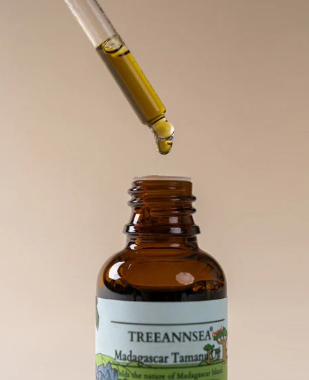 TREEANNSEA Madagascar Tamanu Oil – Soothing &amp; Skin Recovery Care, 30ml (1.01 fl oz)