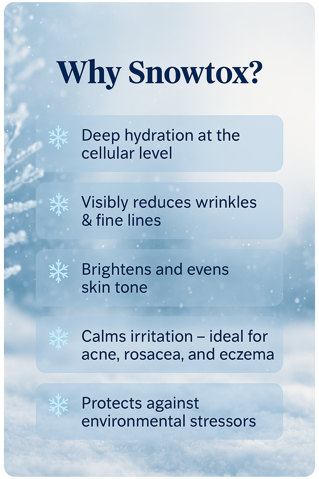 Snowtox Crystal Treatment Serum + Lip Plumper – Radiance &amp; Hydration Beauty Duo