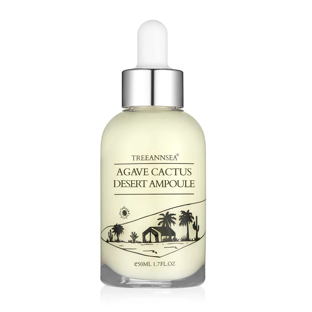 TREEANNSEA Agave Cactus Desert Ampoule – Deep Hydration &amp; Barrier Care, 50ml (1.76 fl oz)