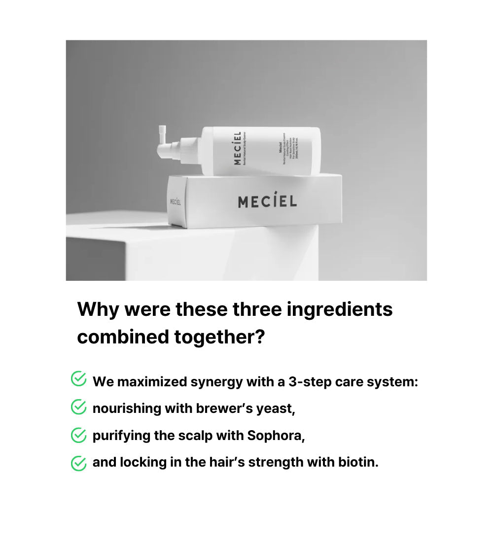 MECIEL Revital Natural Scalp Essence – Hydrating &amp; Soothing Scalp Treatment, 200ml (6.76 fl oz)