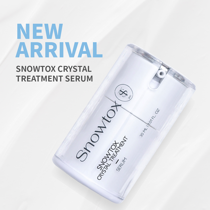 Snowtox Crystal Treatment Serum + Lip Plumper – Radiance &amp; Hydration Beauty Duo