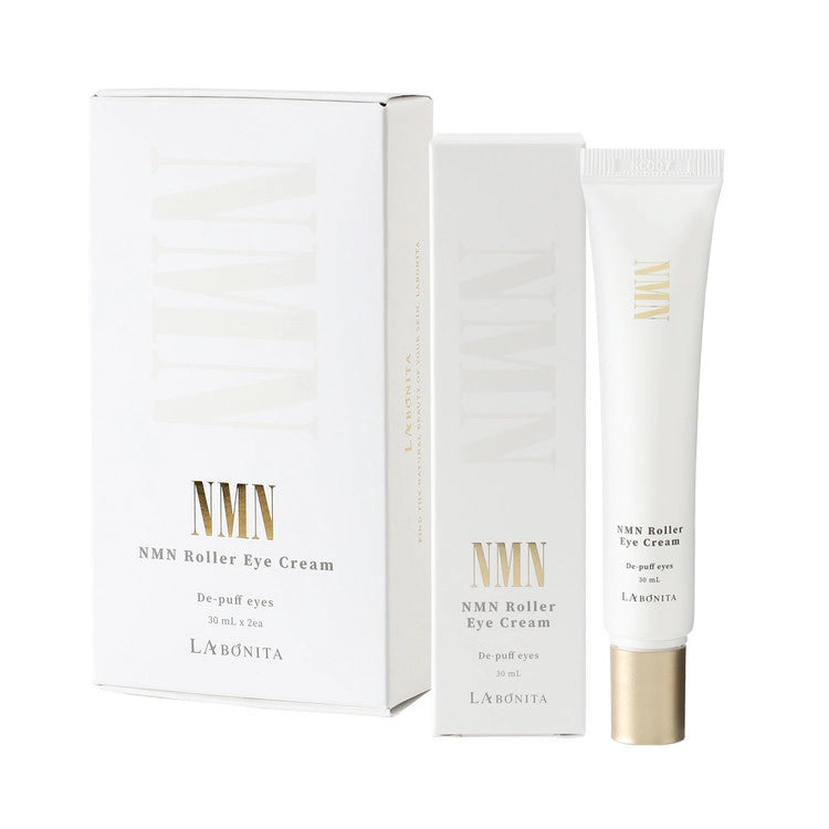 LaBonita NMN Roller Eye Cream – Hydrating Under Eye Care, 30ml x 2 (1.01 fl oz x 2)