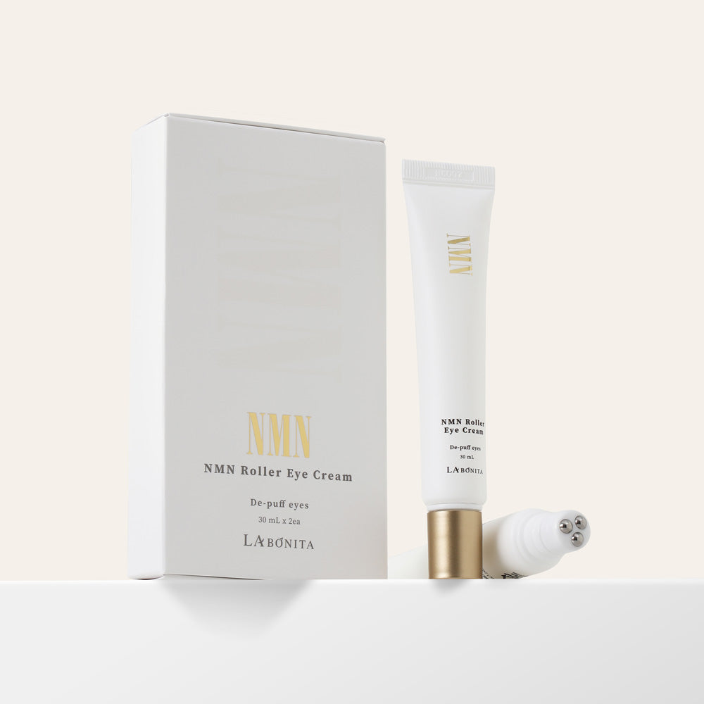 LaBonita NMN Roller Eye Cream – Hydrating Under Eye Care, 30ml x 2 (1.01 fl oz x 2)