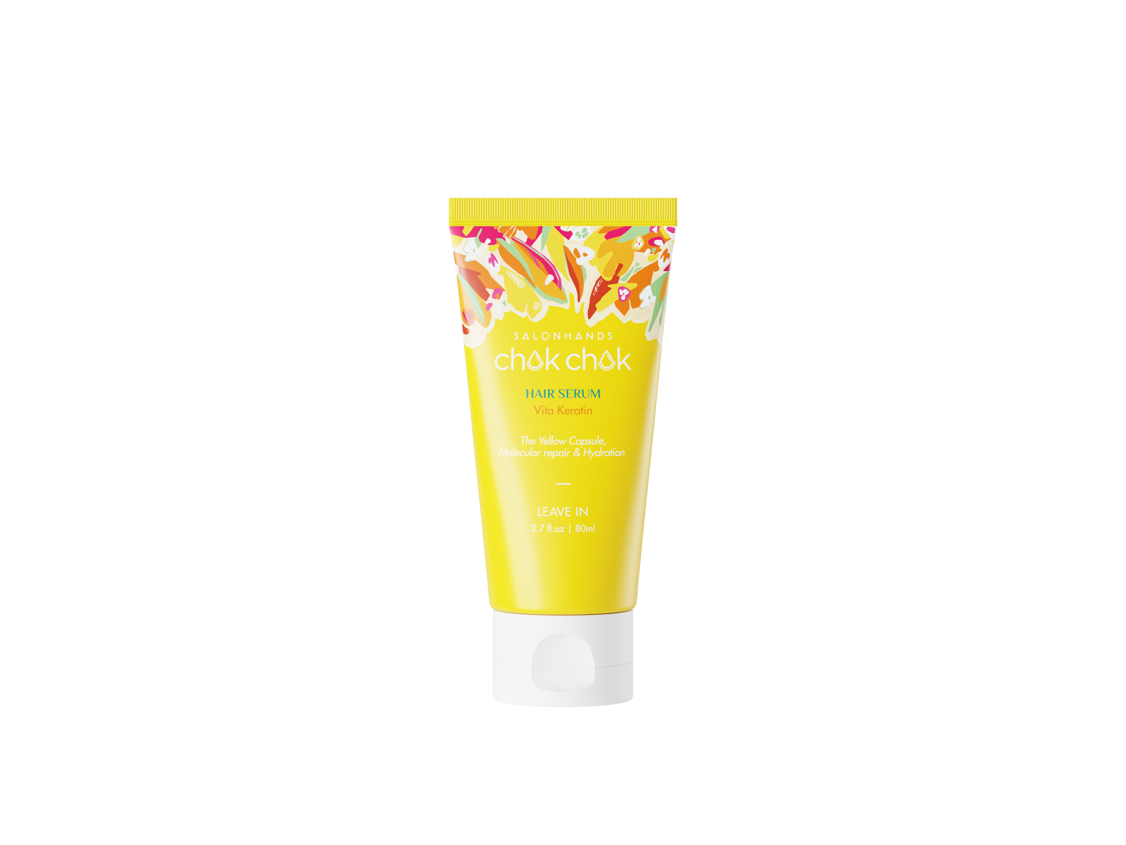 Salonhands Chok Chok Vita Keratin Hair Serum – Leave-In Repair for Dry &amp; Damaged Hair, 80ml (2.7 fl oz)