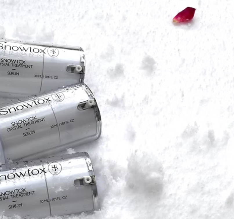 Snowtox Crystal Treatment Serum + Lip Plumper – Radiance &amp; Hydration Beauty Duo