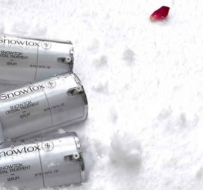 Snowtox Crystal Treatment Serum + Lip Plumper – Radiance &amp; Hydration Beauty Duo